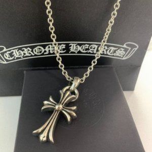 Chrome Hearts Necklace- Cross Necklace Rock Necklace 925 Sliver Jewelry